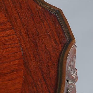 Mahoniehouten Lodewijk XI stijl bijzettafeltje of wijntafelt, Antiek en Kunst, Ophalen of Verzenden