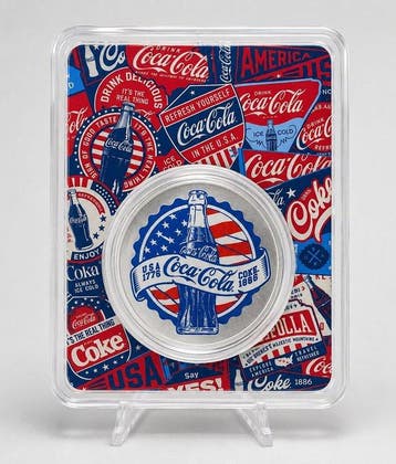 Verenigde Staten. 2026 – Coca-Cola Americana – 1 oz Silver, Postzegels en Munten