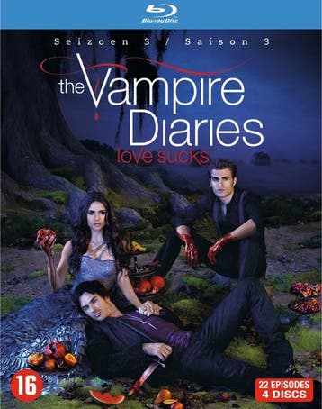 Vampire Diaries Seizoen 3 (blu-ray tweedehands film), Cd's en Dvd's, Blu-ray, Ophalen of Verzenden, Zo goed als nieuw