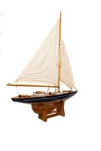 Modelschip - Karibikyacht/Segelboot  Höhe 56cm - Länge 42cm