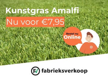 Kunstgras Amalfi | €7,95 p/m² | 7 jaar garantie, Ophalen, Nieuw, 20 m² of meer, Kunstgras
