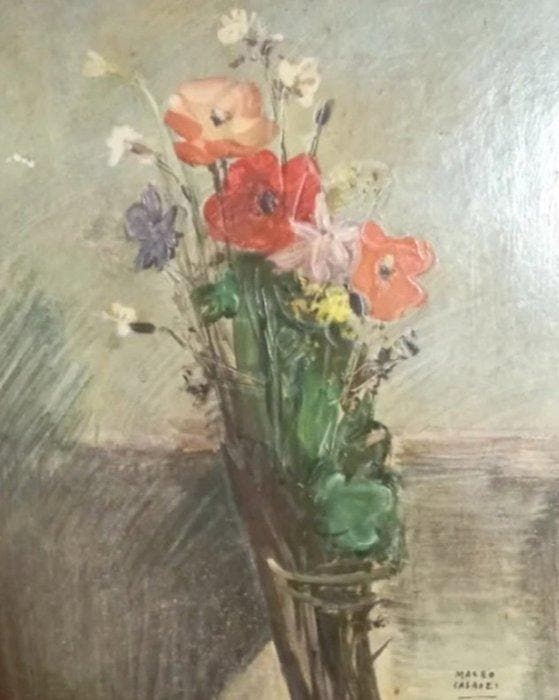 Maceo Casadei (1899-1992) - Papaveri, Antiek en Kunst, Kunst | Schilderijen | Klassiek