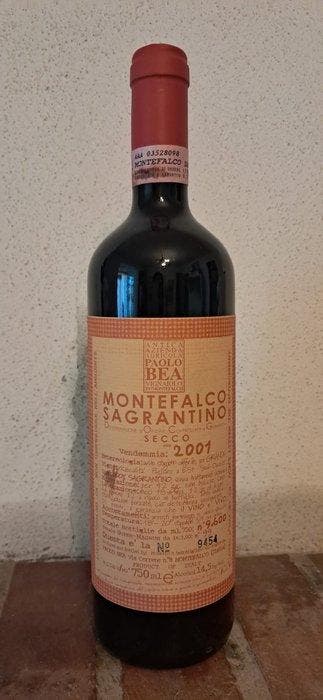 2001 Paolo Bea, Montefalco Sagrantino Secco - Umbrië - 1, Nieuw