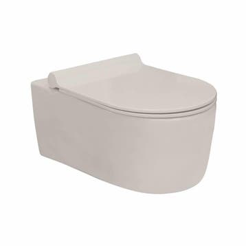 Wandcloset VM Go Fleet 55x36x34.5cm Porselein Met Zitting, Ophalen of Verzenden, Nieuw