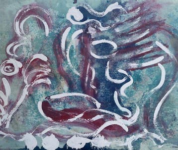 Luis Mizon (1942-2022). - Composition abstraite - Peintre et