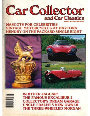 1981 CAR COLLECTOR AND CAR CLASSICS MAGAZINE 08 ENGELS, Nieuw, Author