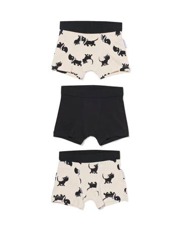 HEMA Takkie en Siepie kinderboxers - 3 stuks zwart/wit, Verzenden, Nieuw