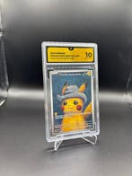 Pokémon - 1 Graded card Pikachu Grey Felt Hat 085 Promo card, Nieuw