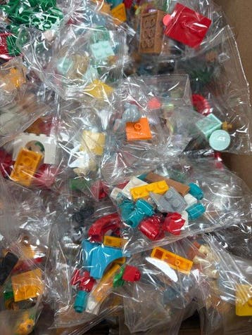Lego Stenen - Lego bag mix 100 bags, Nieuw