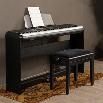 Fazley DP-250-BK digitale piano met onderstel en pianobank, Verzenden, Nieuw