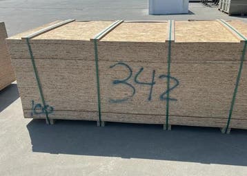 Outletpartij 342 B-keus OSB 2440x1220x9mm 100st (=297,68mÂ²), Nieuw, Minder dan 4 cm, 15 m² of meer, Vloerisolatie