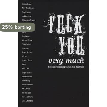Fuck you very much - J.-P. Heck 9789051795585, Verzenden, Gelezen, J.-P. Heck