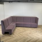 Ahrend Loungescape hoekbank 6-delig 308x239 cm,  Lila, Huis en Inrichting, Stoelen, Ophalen of Verzenden, Gebruikt, Stof, Eén