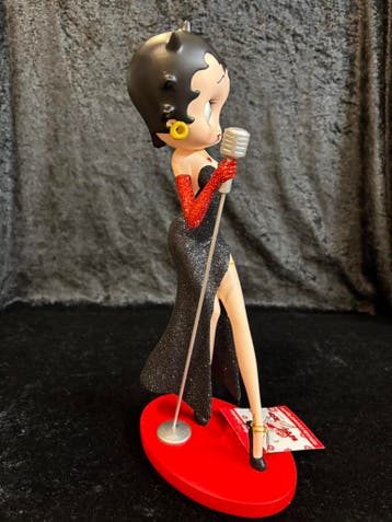 Betty Boop beeld - Betty classic singer with red gloves, Ophalen of Verzenden, Nieuw, Overige typen