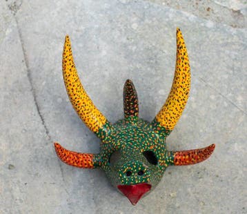 Carnavalsmasker - Puerto Rico (Zonder minimumprijs), Antiek en Kunst