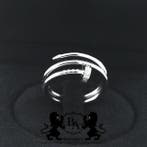 Cartier Just Un Clou-Ring 18 karaat Witgoud Maat 55, Ophalen of Verzenden, Zo goed als nieuw, 17 tot 18, Met edelsteen