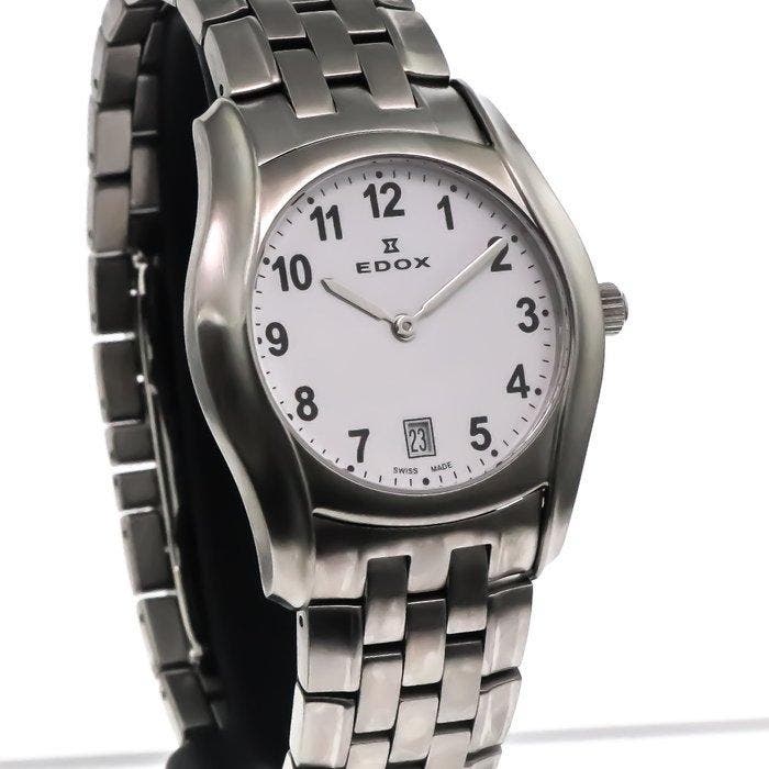 Edox - Swiss Made Quartz Watch - ED82003-SS-1 - Numeral, Sieraden, Tassen en Uiterlijk, Horloges | Heren