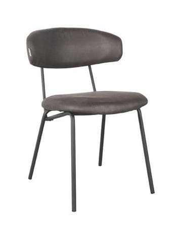 Stoel - Zaggy - Microvezel - Antraciet - G-Line, Verzenden, Nieuw in verpakking