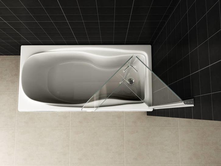 Aanbieding: Wiesbaden badwand 2-delig inklapb. 1000x1400 6mm, Doe-het-zelf en Verbouw, Sanitair, Ophalen of Verzenden