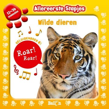 Geluidenboek: Wilde dieren / Allereerste stapjes - De Ballon, Boeken, Verzenden, Gelezen, De Ballon