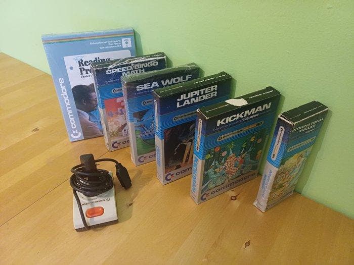 Commodore - 64 - 5 cartucce originali (boxed) per C64 +, Spelcomputers en Games, Spelcomputers | Overige Accessoires