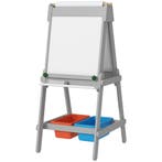 TRUUSK 3-in-1 Kinder Ezel - Dubbelzijdig Krijt- en Whiteboar, Verzenden, Nieuw