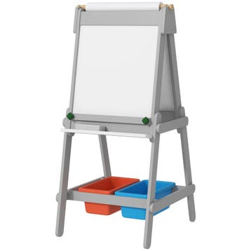 TRUUSK 3-in-1 Kinder Ezel - Dubbelzijdig Krijt- en Whiteboar, Verzenden, Nieuw