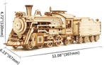 Robotime Steam Express Trein DIY Modelbouw Knutselen, Verzenden, Nieuw