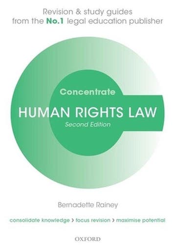 9780199671946 Human Rights Law Concentrate | Tweedehands, Verzenden, Zo goed als nieuw, Bernadette Rainey