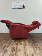 Fitform Wellness Sta- Op en relax stoel in een rode stof, Huis en Inrichting, Fauteuils, Verzenden, Minder dan 75 cm, Stof, Zo goed als nieuw
