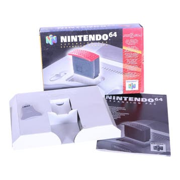 N64 (LEGE DOOS) Nintendo 64 Expansion Pak + Handleiding, Spelcomputers en Games, Spelcomputers | Nintendo 64, Verzenden, Zo goed als nieuw