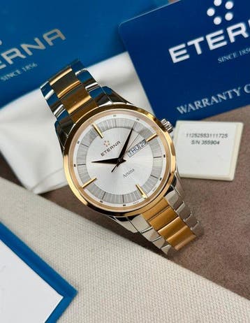 Eterna - Artena Day/Date Two-tone - 2525.53.11.1725 - Heren, Nieuw