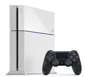 Sony Playstation 4 Console - 500 GB - Wit (Incl. Zwarte cont, Spelcomputers en Games, Spelcomputers | Sony PlayStation 4, Verzenden