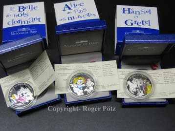 Frankreich 3 x 1,50 Euro 2003 Maerchen Serie Dornroeschen..., Verzenden