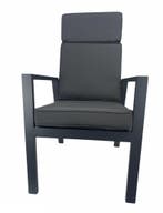 Antraciet Eetstoel/Tuinstoel Palazzo| Incl. kussens, Ophalen of Verzenden, Nieuw