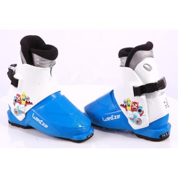 30 30,5 kinder skischoenen WEDZE KID 300, blue/white (zoals, Sport en Fitness, Verzenden, Gebruikt