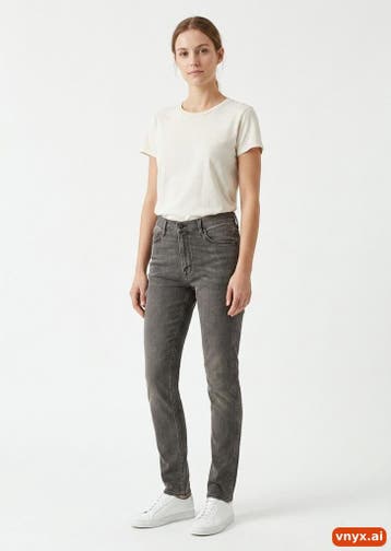 Levi Strauss & Co. Jeans Dames maat WW30 / L31 Grijs Vintage, Kleding | Dames, Ophalen of Verzenden, Nieuw