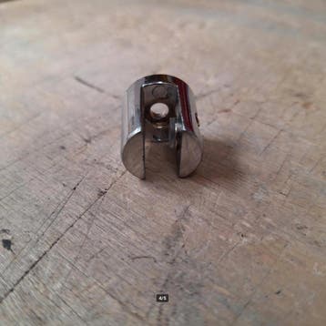 SALE - Glasklem rond voor 8mm glasplaat -, Ophalen of Verzenden, Nieuw