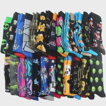 Unisex Happy Socks met Vrolijke Ontwerpen: Aliens, Haaien, D