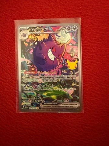 Pokémon - 2 Card - Gengar, Mew Foil, Full art, Nieuw