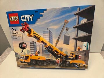Lego Set - 60409 - City - LEGO City Gele mobiele bouwkraan, Nieuw