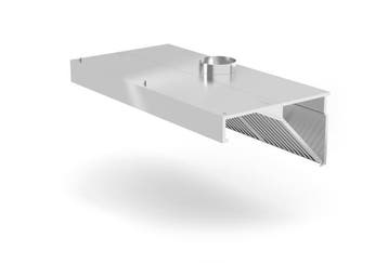 Afzuigkap | RVS | Wel/Geen LED verlichting | 4 Formaten, Zakelijke goederen, Horeca | Meubilair en Inrichting, Verzenden, Nieuw in verpakking
