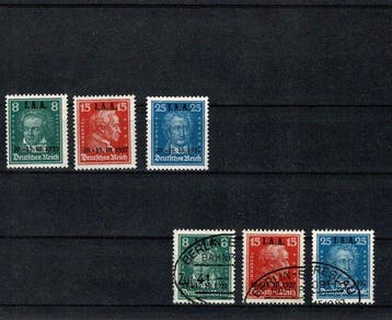 Duitse Rijk - Duitse Rijk 1927 MiNr. 407 - 409 - Michel-Nr., Postzegels en Munten, Gestempeld