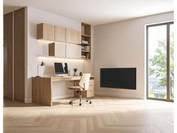Sanivesk infrarood paneel Porto zwart 120 x 60 cm, Huis en Inrichting, Verzenden, Zo goed als nieuw