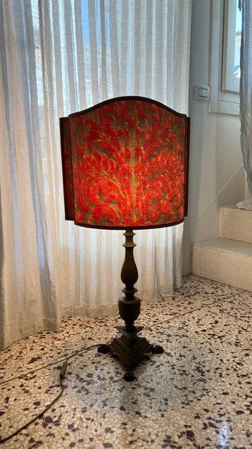 Tafellamp - Brons, Messing - Lamp in messing/brons