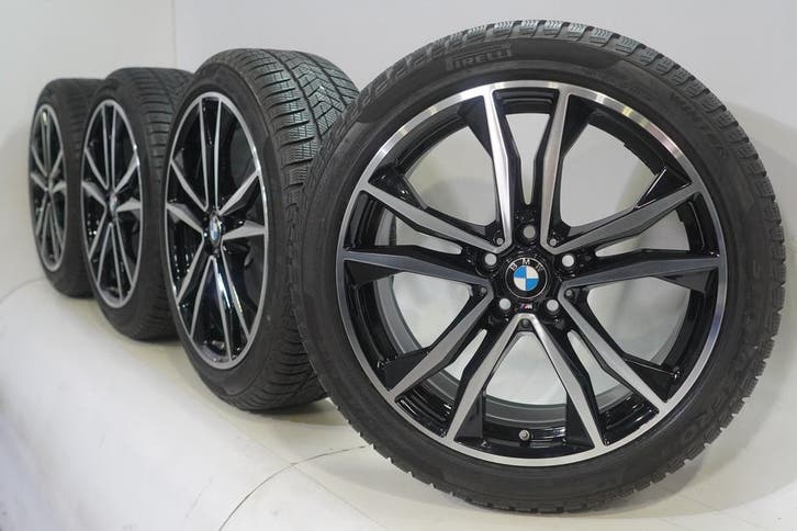 BMW X1 F48 X2 F39 715M 19 inch velgen Pirelli Runflat Winter, Auto-onderdelen, Banden en Velgen, Velg(en), Gebruikt, 19 inch, Winterbanden