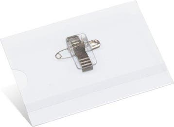 Kangaro naambadge 60x90mm met clip, speld en insteekkaartjes, Nieuw
