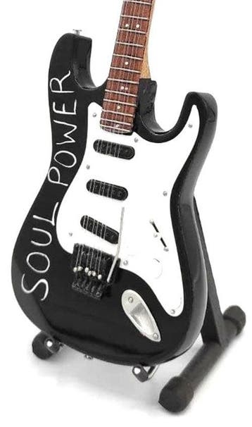 Miniatuur replica Fender gitaar Morello Rage Against Machine, Verzenden, Nieuw, Pop, Beeldje of Miniatuur