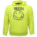 Nirvana Neon Geel Smiley Hoodie Trui Sweater, Verzenden, Nieuw