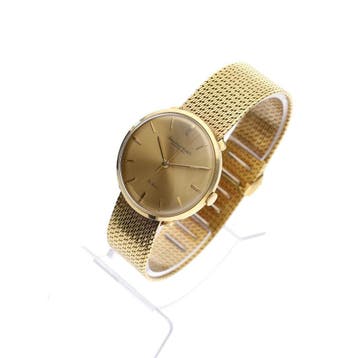 IWC Schaffhausen De Luxe 990309; 18k. Gouden heren horoge..., Overige merken, Leer, Ophalen of Verzenden, Zo goed als nieuw